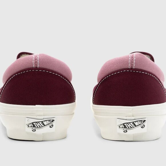 Vans Premium BMX Slip-on Reissue 98 LX Skate Shoes Maroon VN000CSE5T2 US 10 NEW - Picture 10 of 12